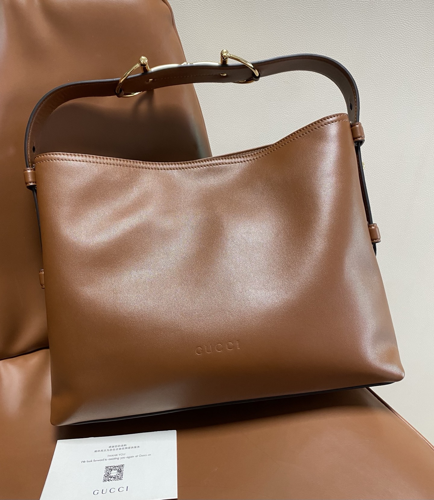 Bagsaaa Gvc*1 Beatrix medium tote bag 850926 brown - 35cm