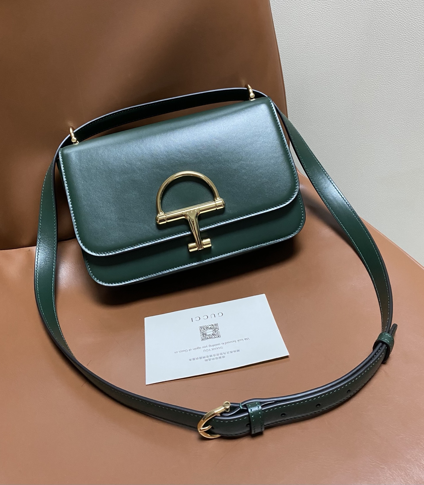 Bagsaaa Gvc*1 Siena small shoulder bag 846705 green - 22.5cm