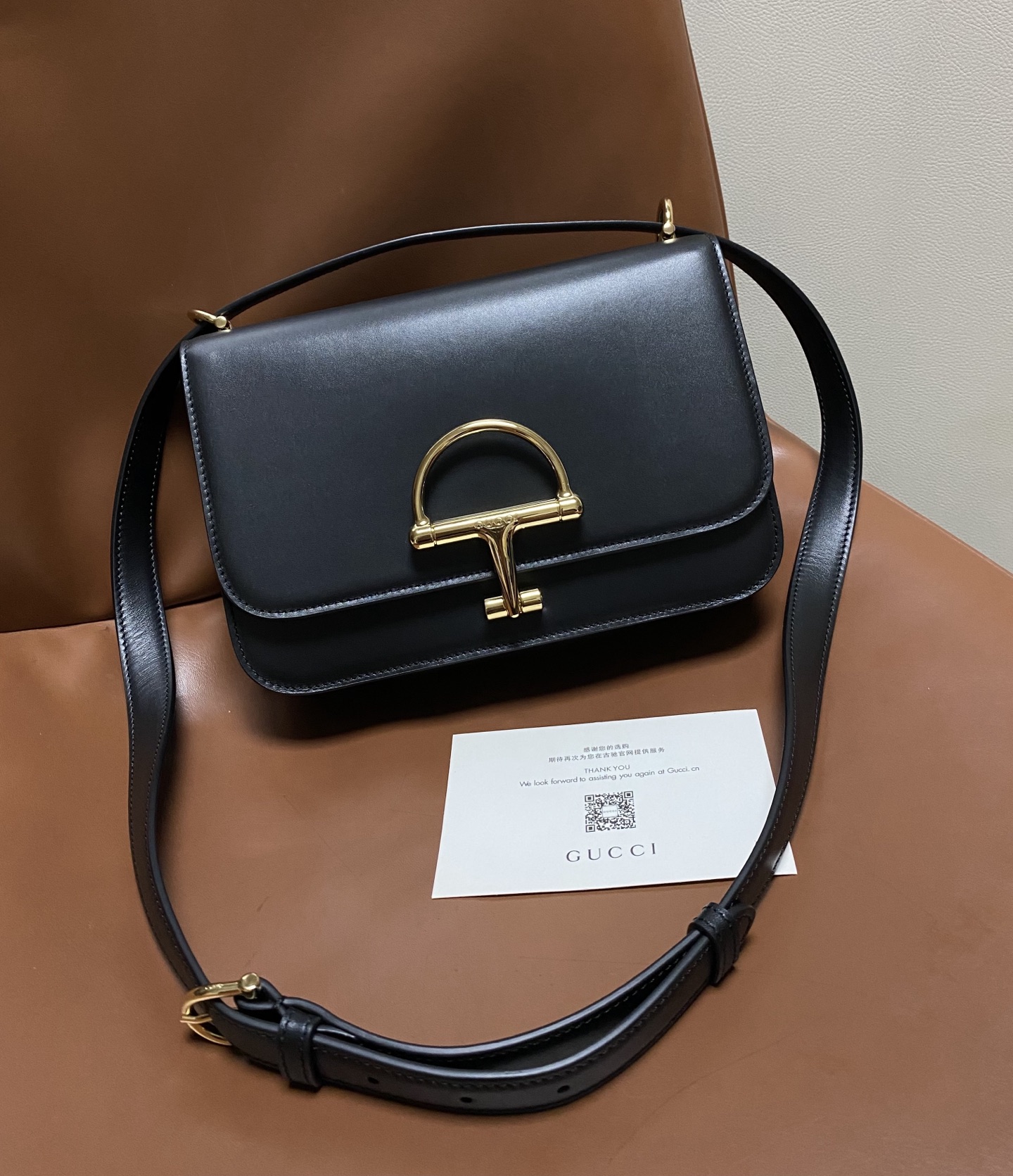 Bagsaaa Gvc*1 Siena small shoulder bag 846705 black - 22.5cm