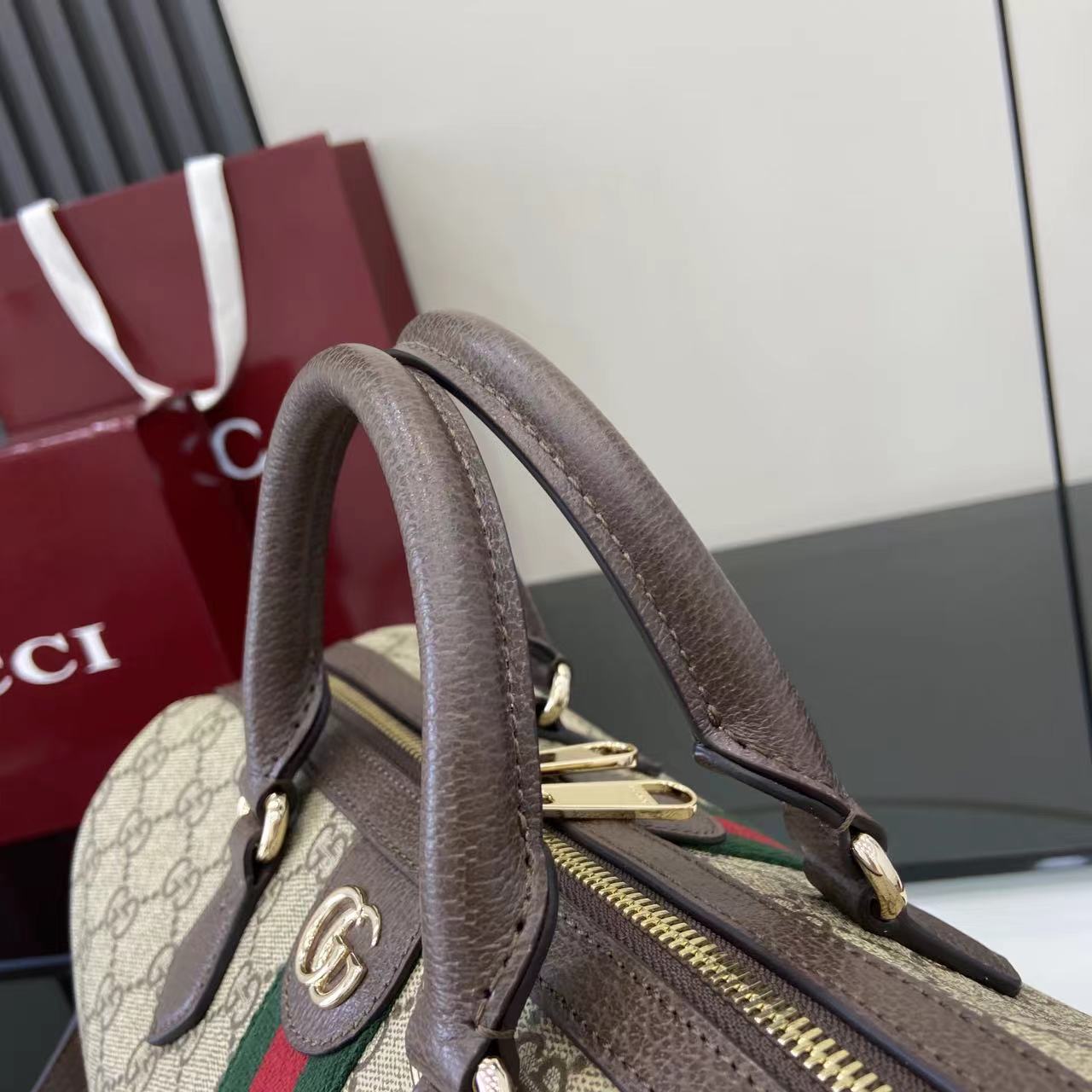 Bagsaaa Gvc*1 Ophidia large boston bag 836824 - 30cm