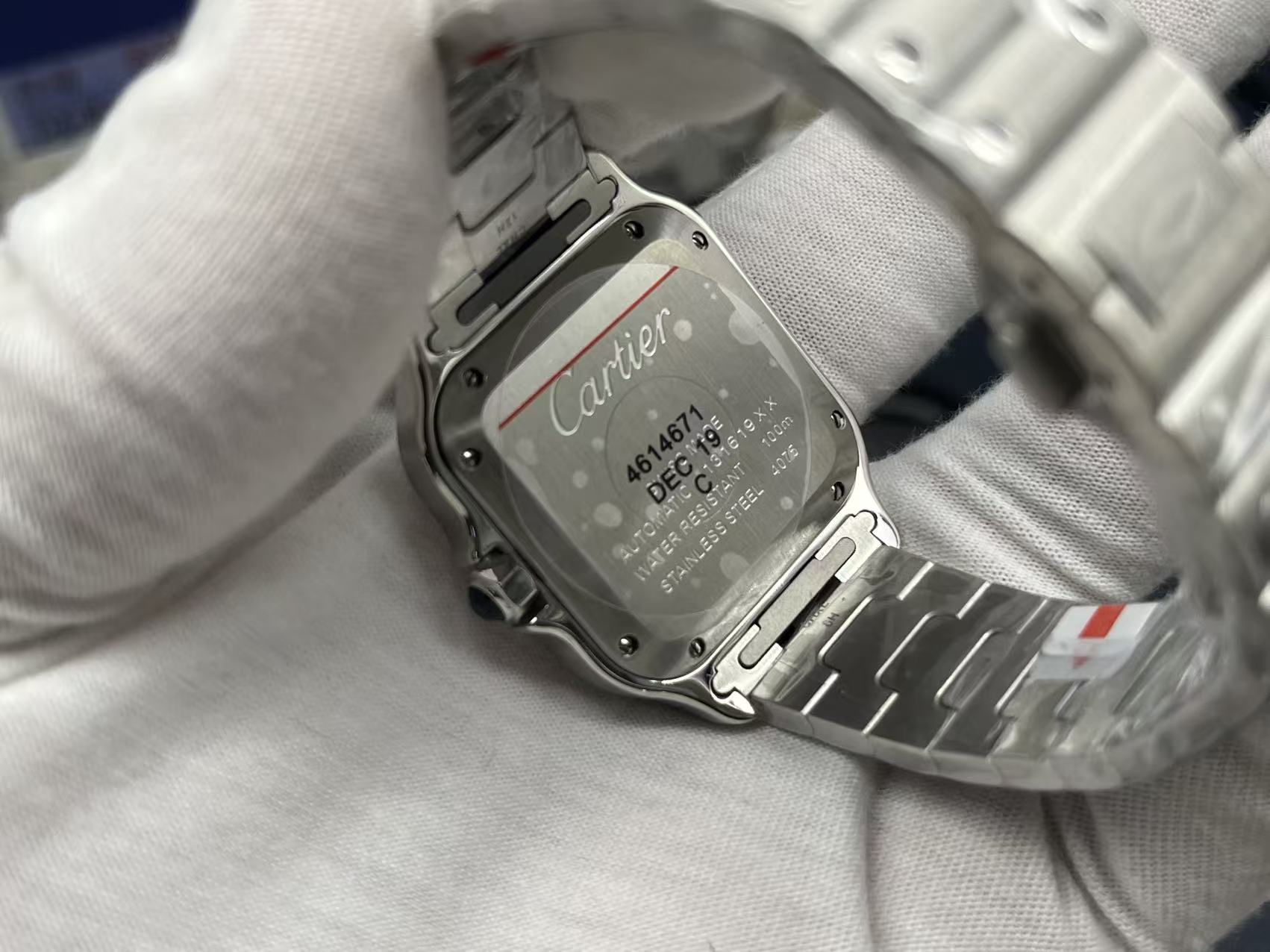 Bagsaaa Santos de Ca*t1er watch silver medium size 35mm