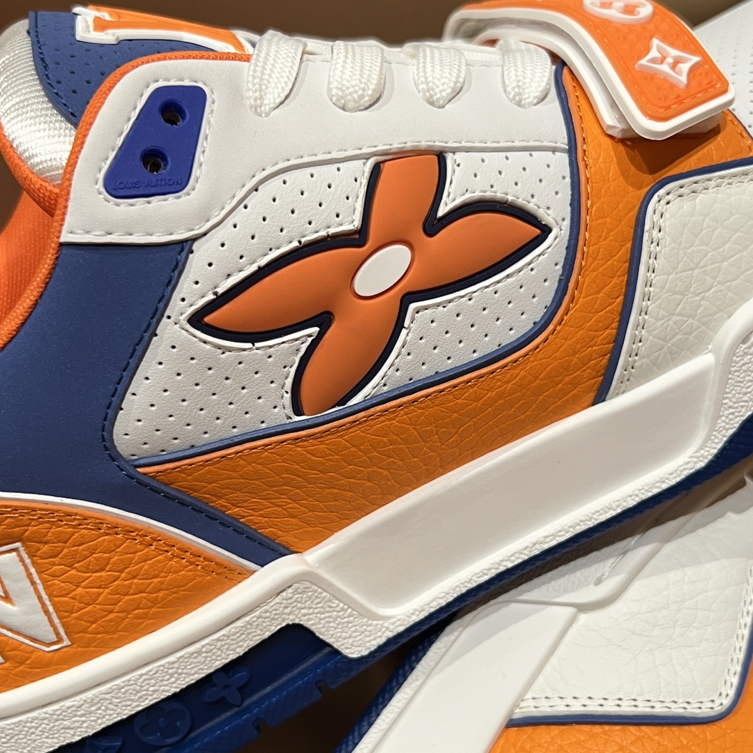 Bagsaaa LV Trainer Sneaker Luxury Orange