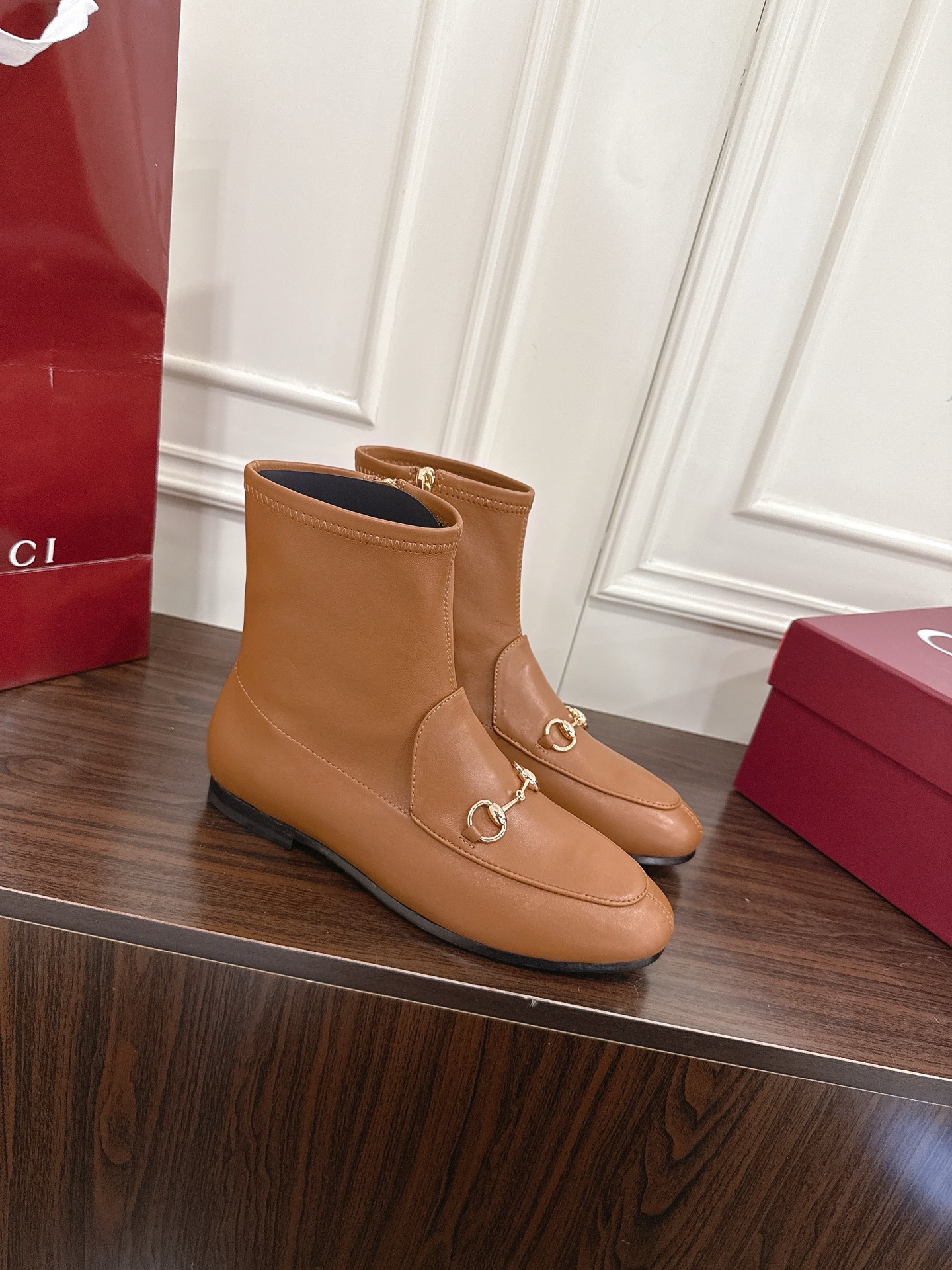 Bagsaaa Gvc*1 Women's Jordaan ankle boot 831013 brown