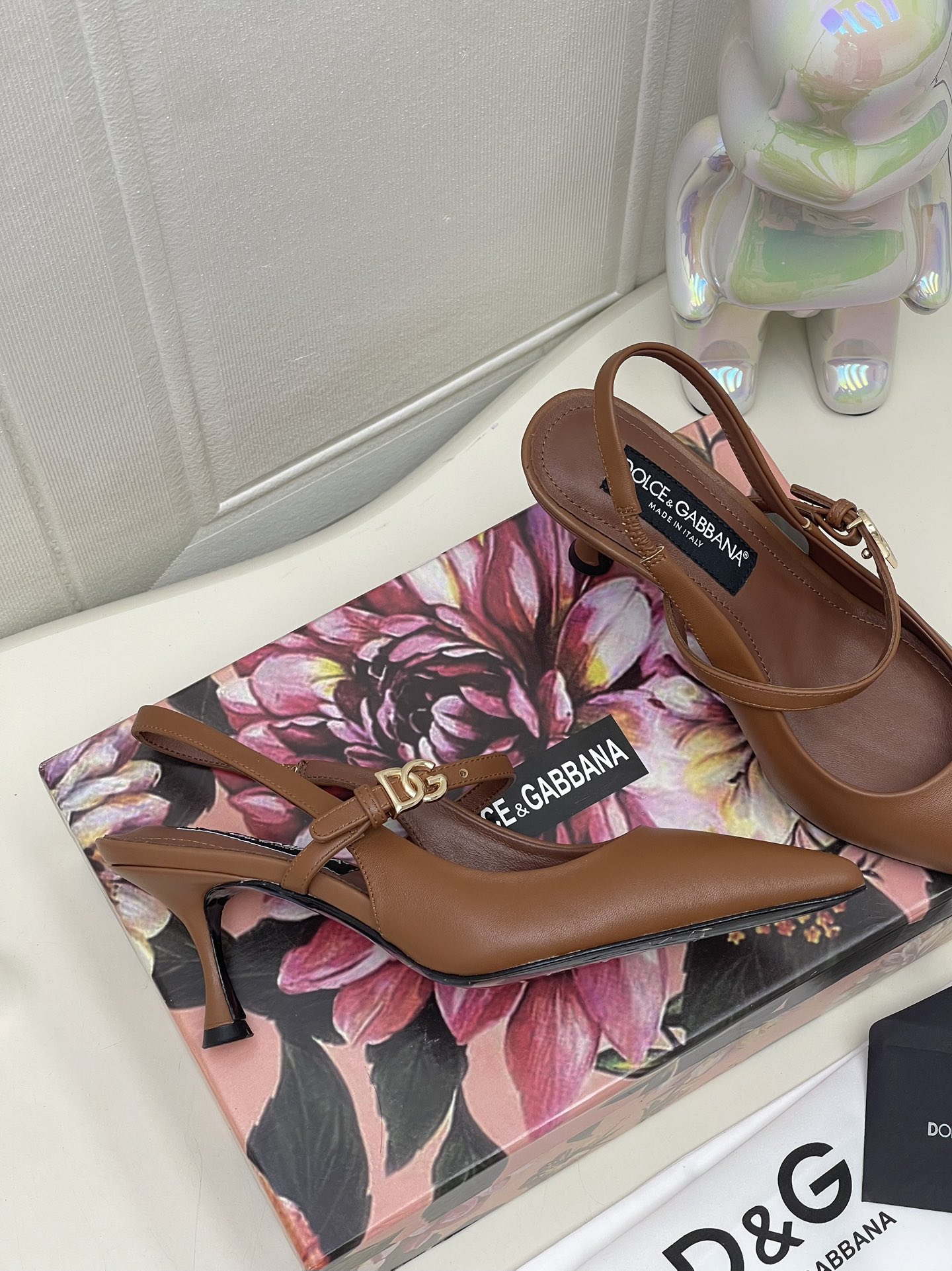 Bagsaaa Dolce & Gabbana point-toe slingback pumps 6.5cm