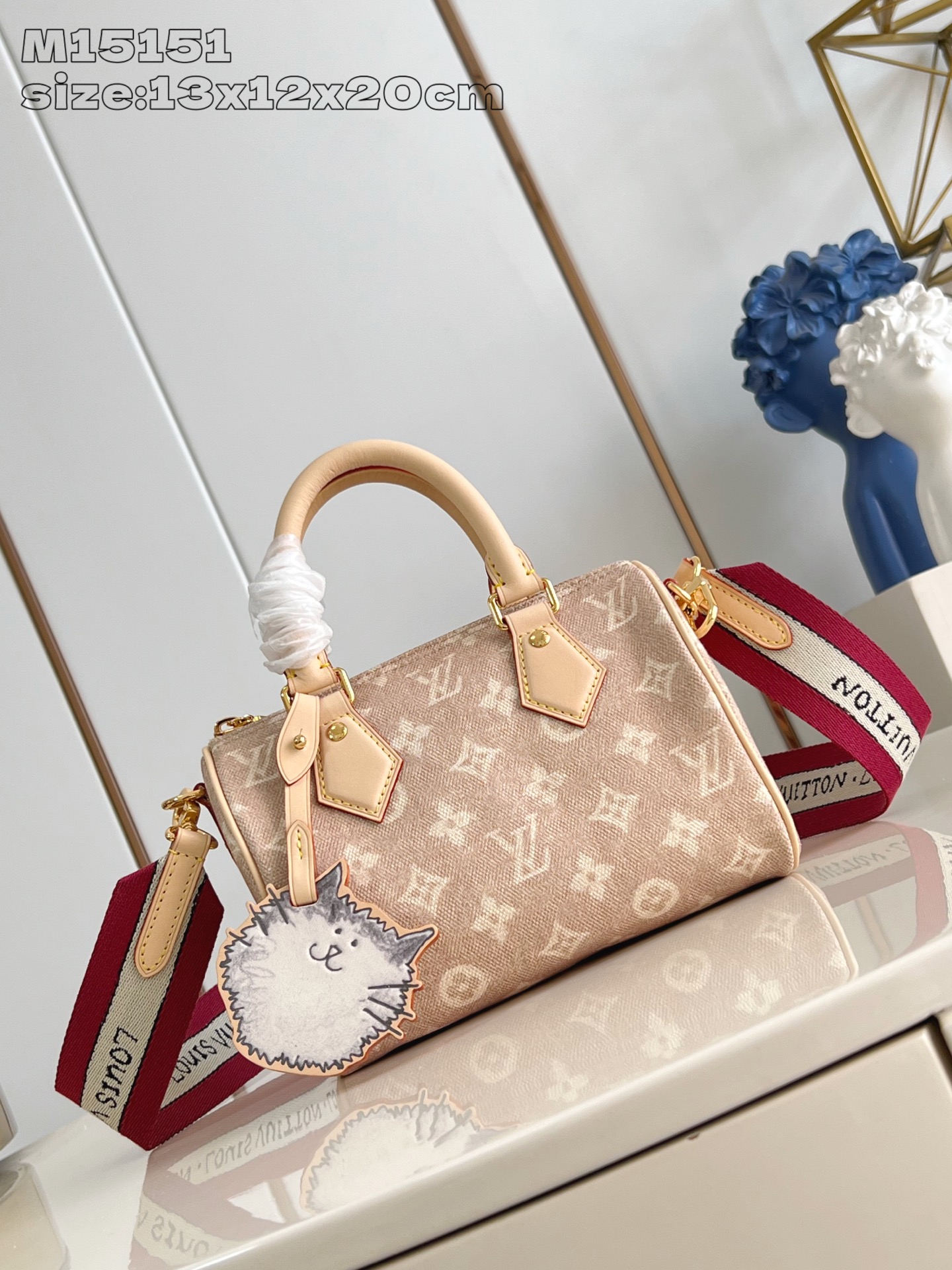 Bagsaaa LV M15151 Speedy Bandoulière 20 Bag Meowgram - 20.5cm