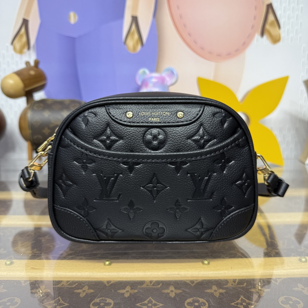 Bagsaaa LV M25518 Tiny Camera Bag Black - 19cm
