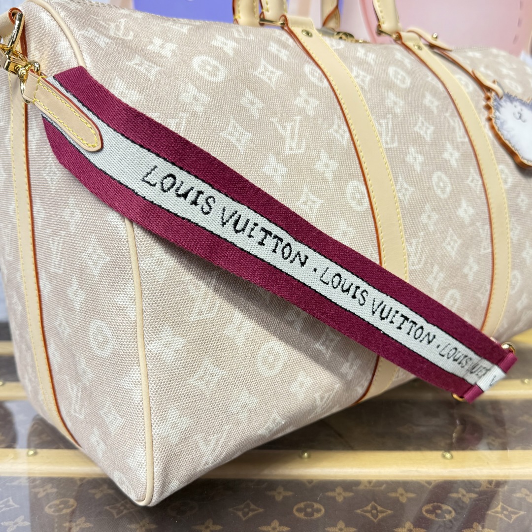 Bagsaaa M25787 L0vis Vvtt0n Travels With Grace Keepall Bandoulière 45 Meowgram - 45cm