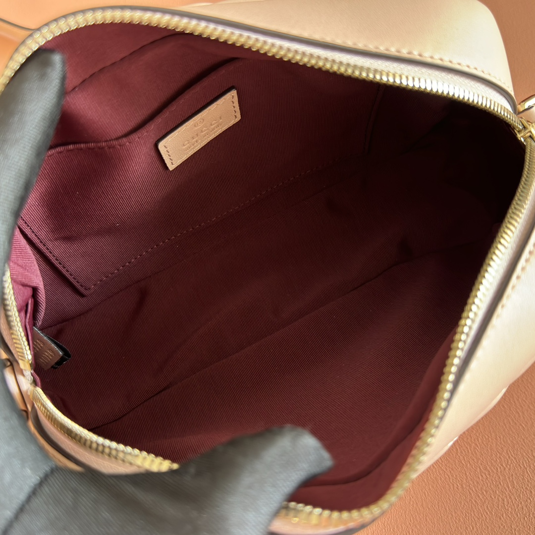 Bagsaaa Gvc*1 GG Marmont small camera bag 855273 pink beige - 24cm