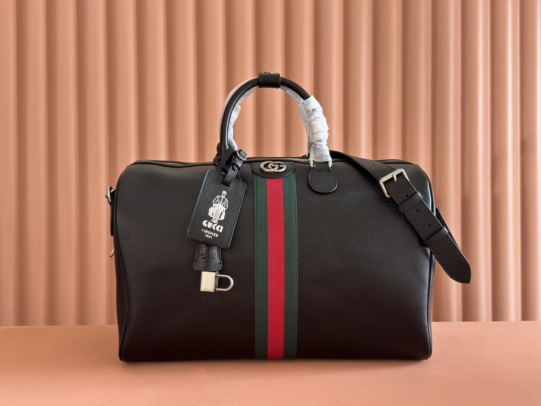 Bagsaaa Gvc*1 Savoy medium duffle bag 834460 black - 44cm