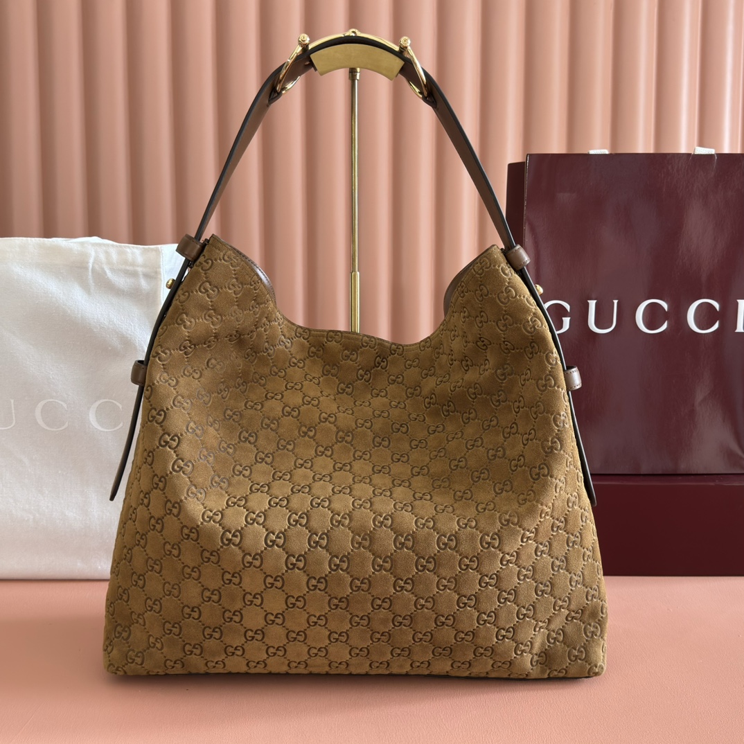 Bagsaaa Gvc*1 Beatrix large tote bag 850546 brown suede - 40cm