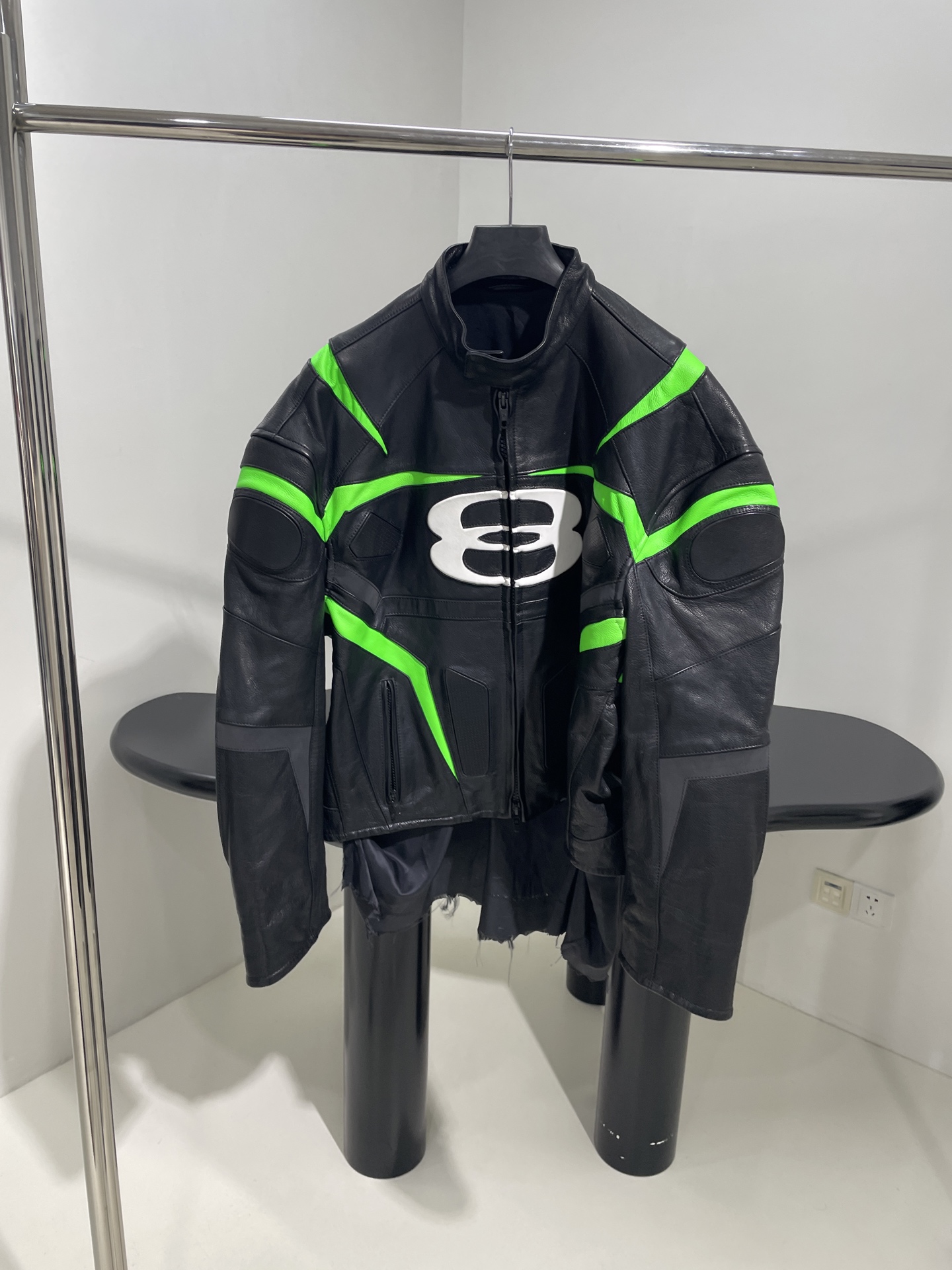 Bagsaaa Ba1en*iaga Unity Sports Icon Racer Jacket in black