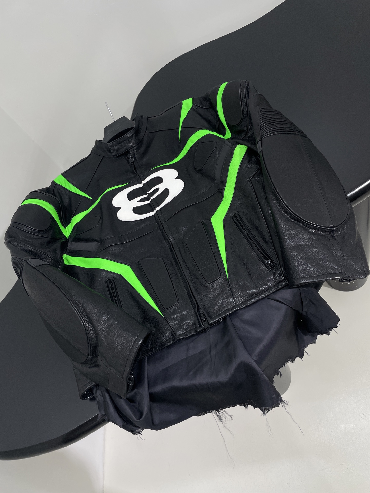 Bagsaaa Ba1en*iaga Unity Sports Icon Racer Jacket in black