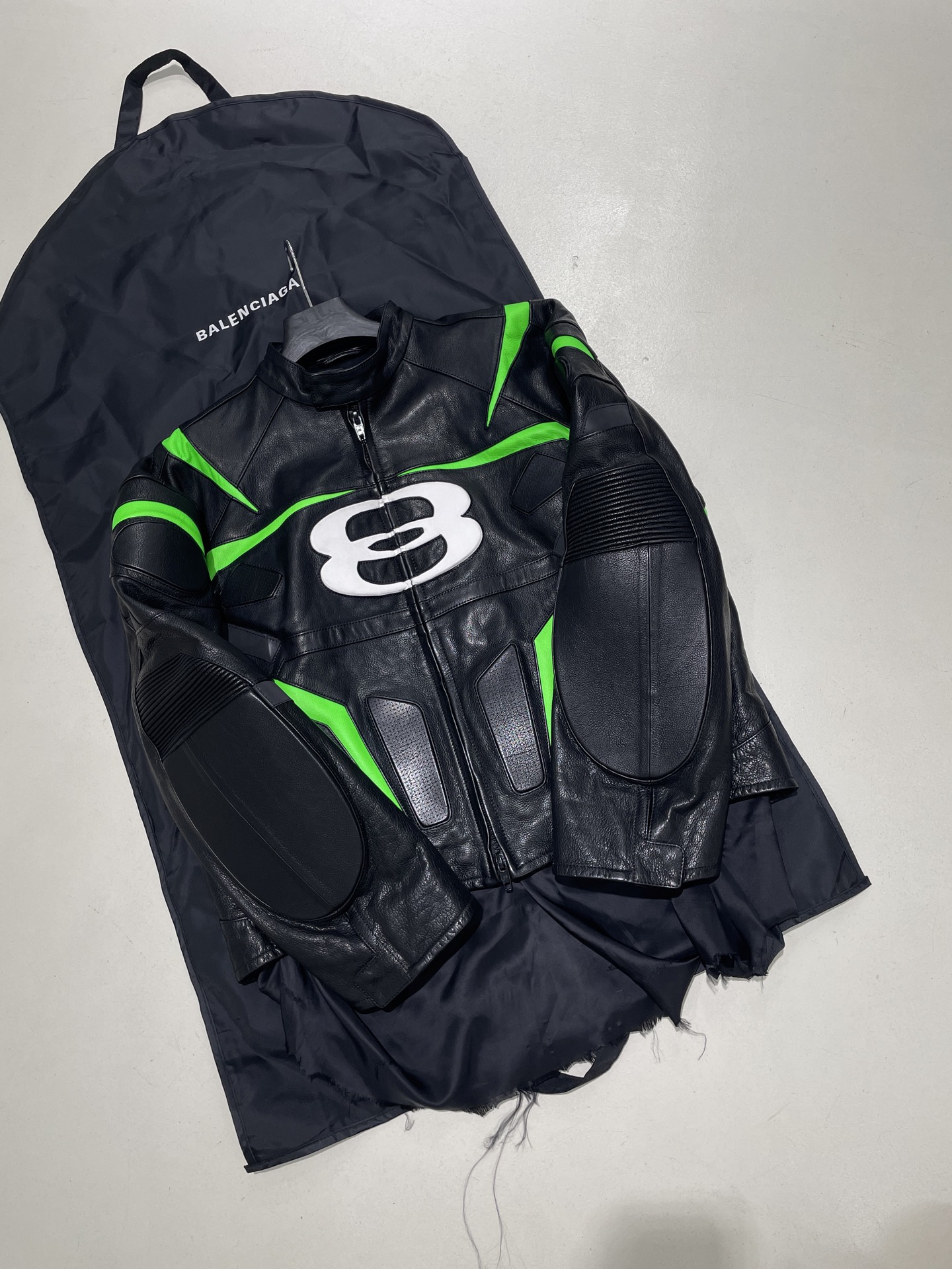 Bagsaaa Ba1en*iaga Unity Sports Icon Racer Jacket in black