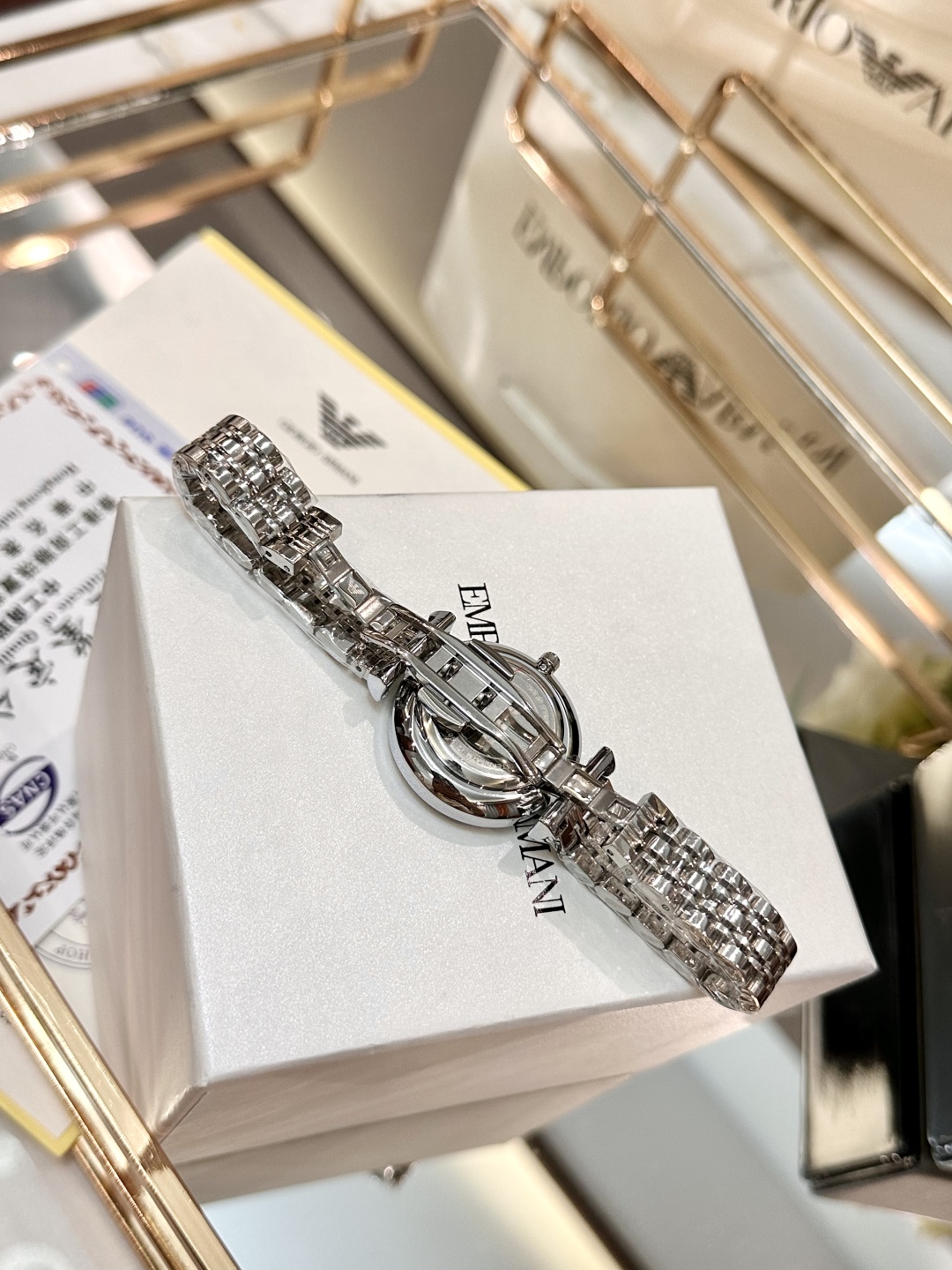 Bagsaaa Emporio Armani Gianni T-Bar AR11594 women