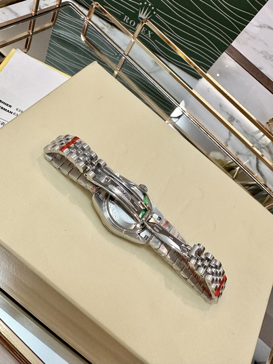 Bagsaaa R01ex Lady-Datejust watch with a pink dial - 30mm