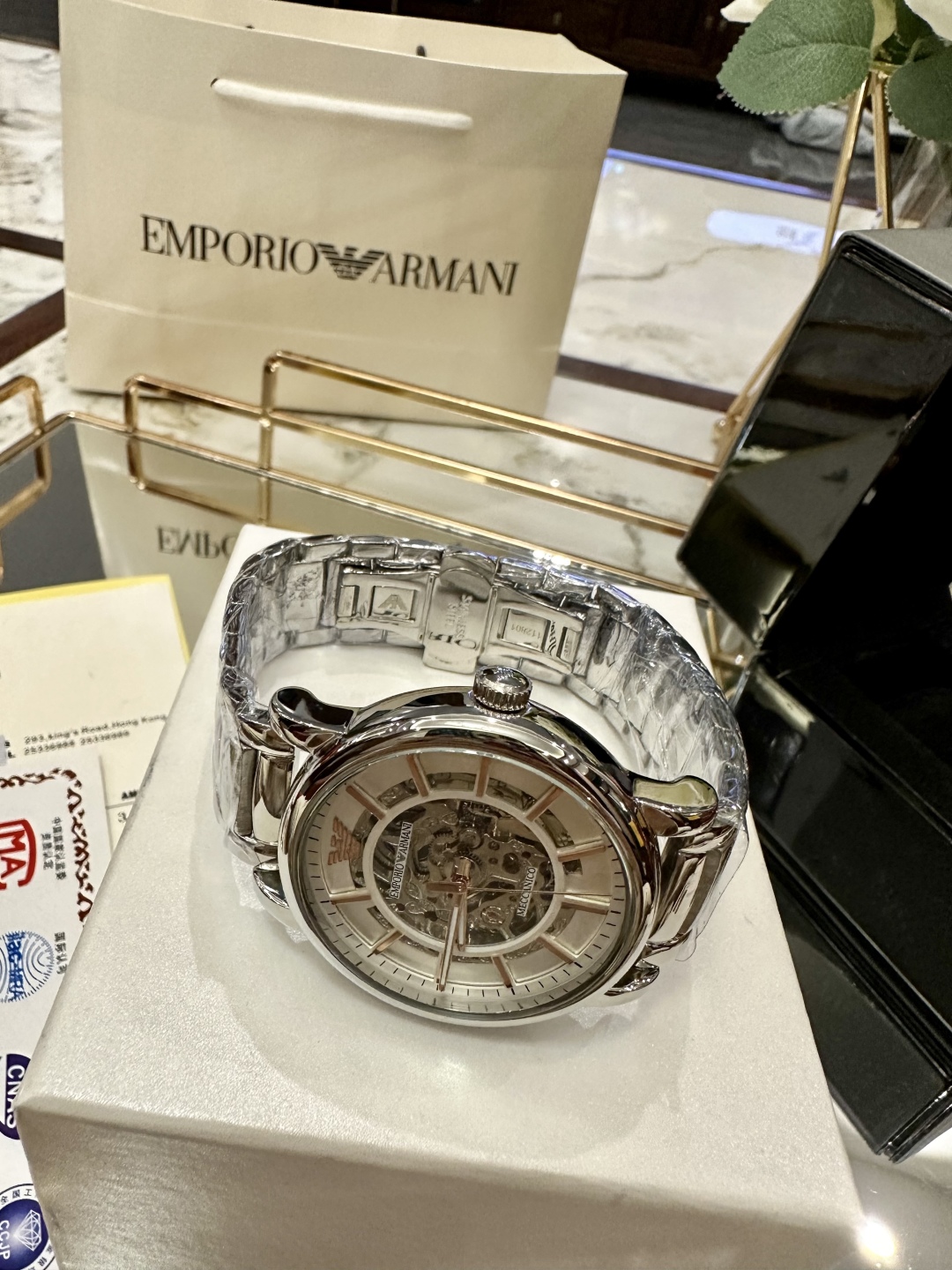 Bagsaaa Emporio Armani AR60006 Meccanico automatic men