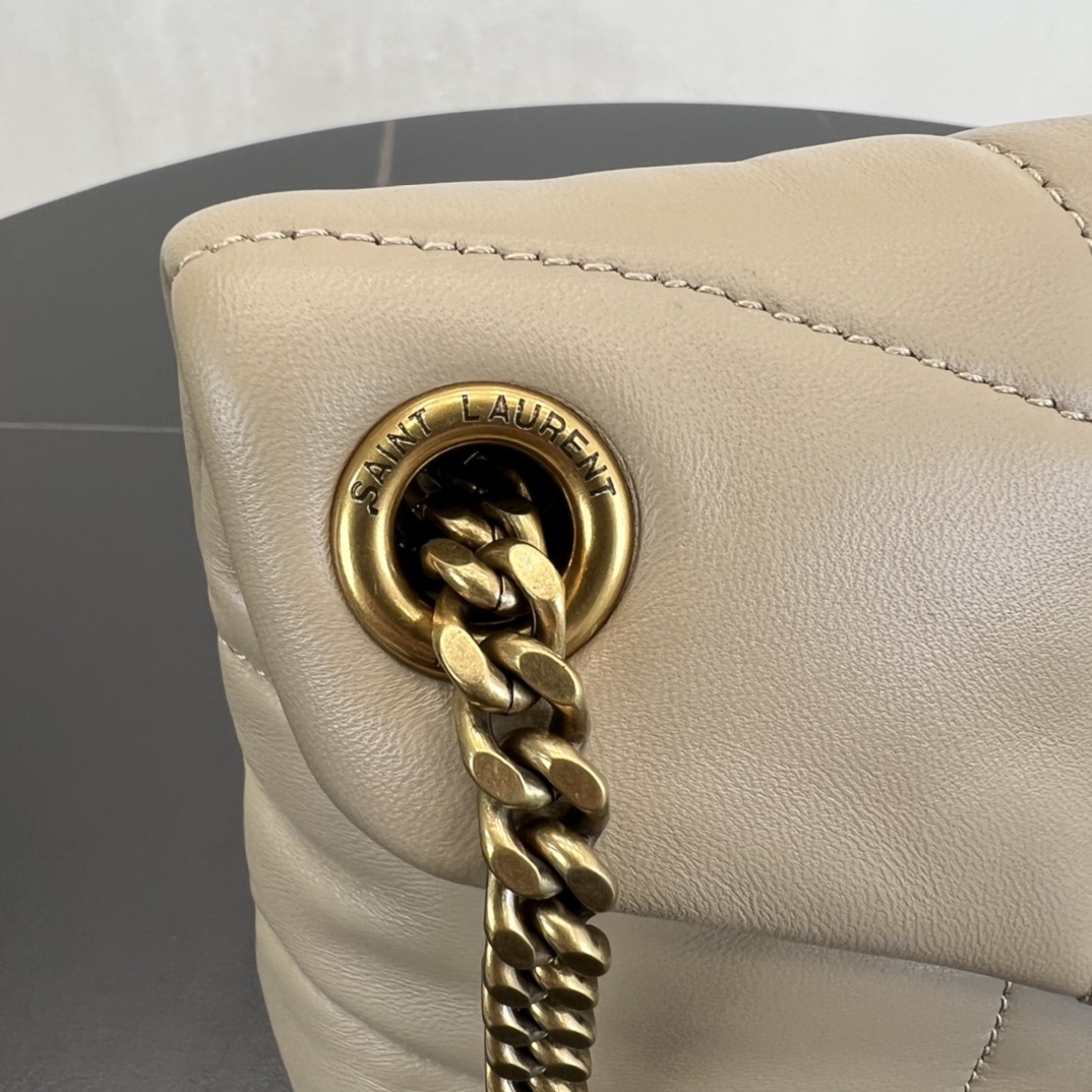 Bagsaaa Y51 Puffer Small in Nappa leather 577476 beige - 29cm