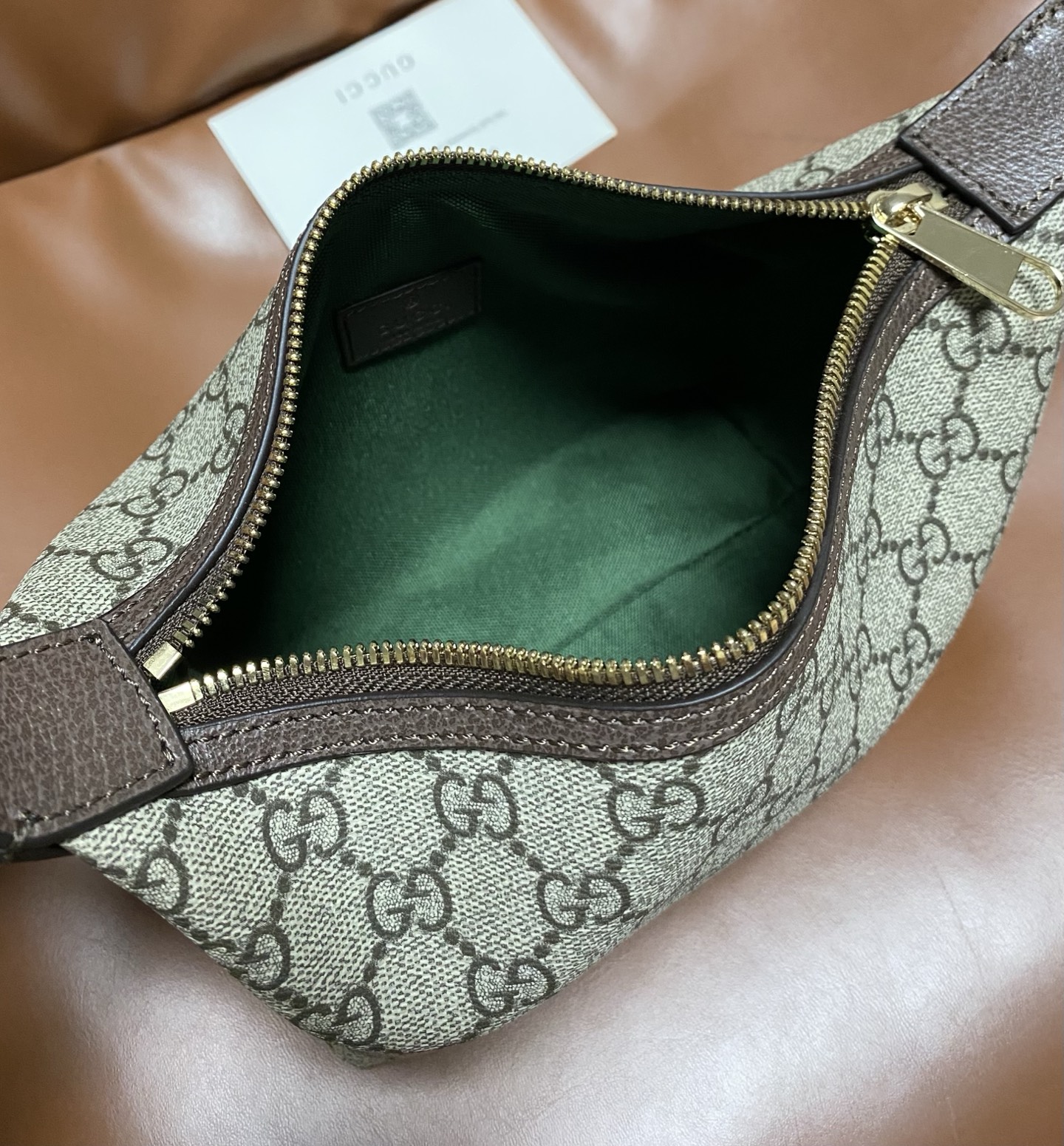 Bagsaaa Gvc*1 Ophidia mini shoulder bag 838477 brown - 26cm