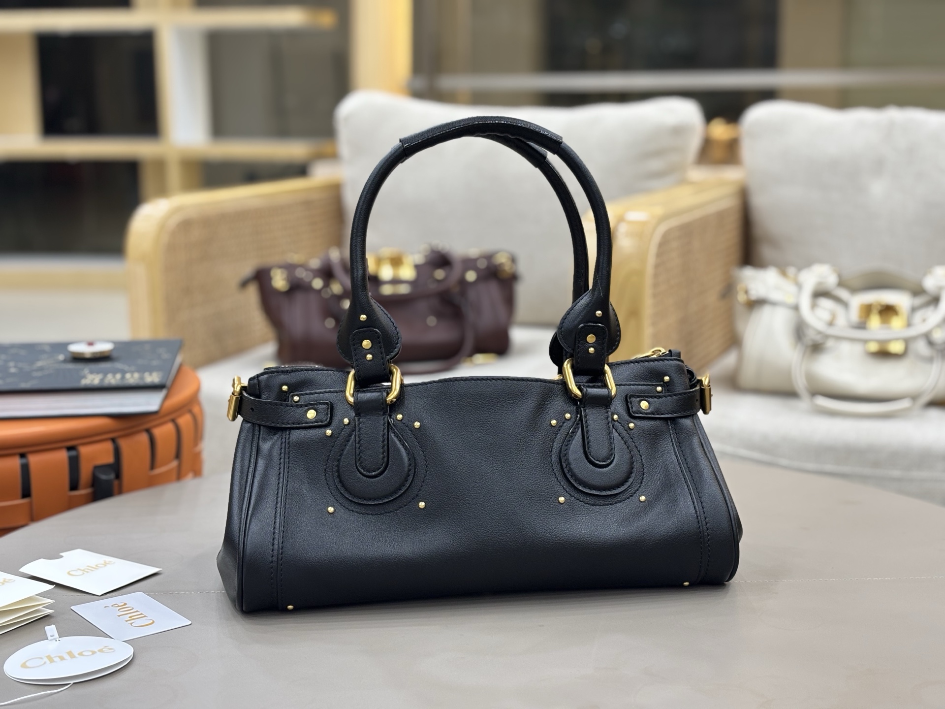 Bagsaaa Chloé Paddington bag in black - 36cm