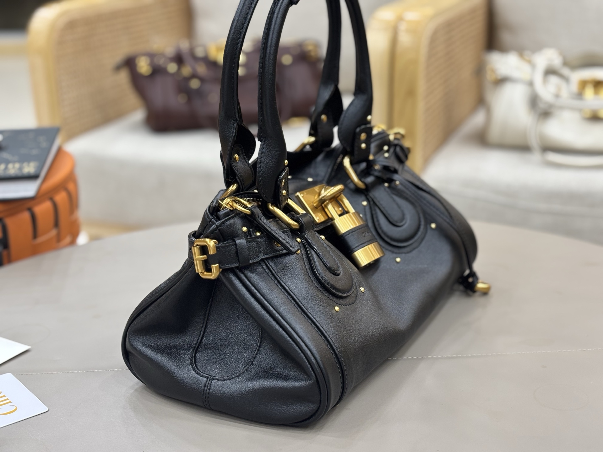 Bagsaaa Chloé Paddington bag in black - 36cm