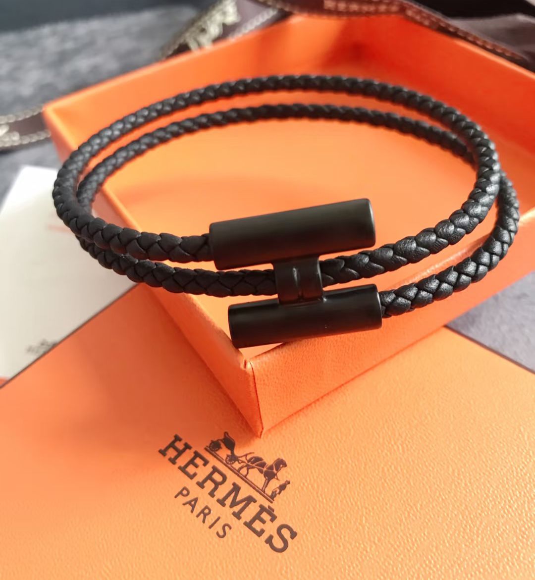 Bagsaaa H**me5 Tournis Tresse bracelet black
