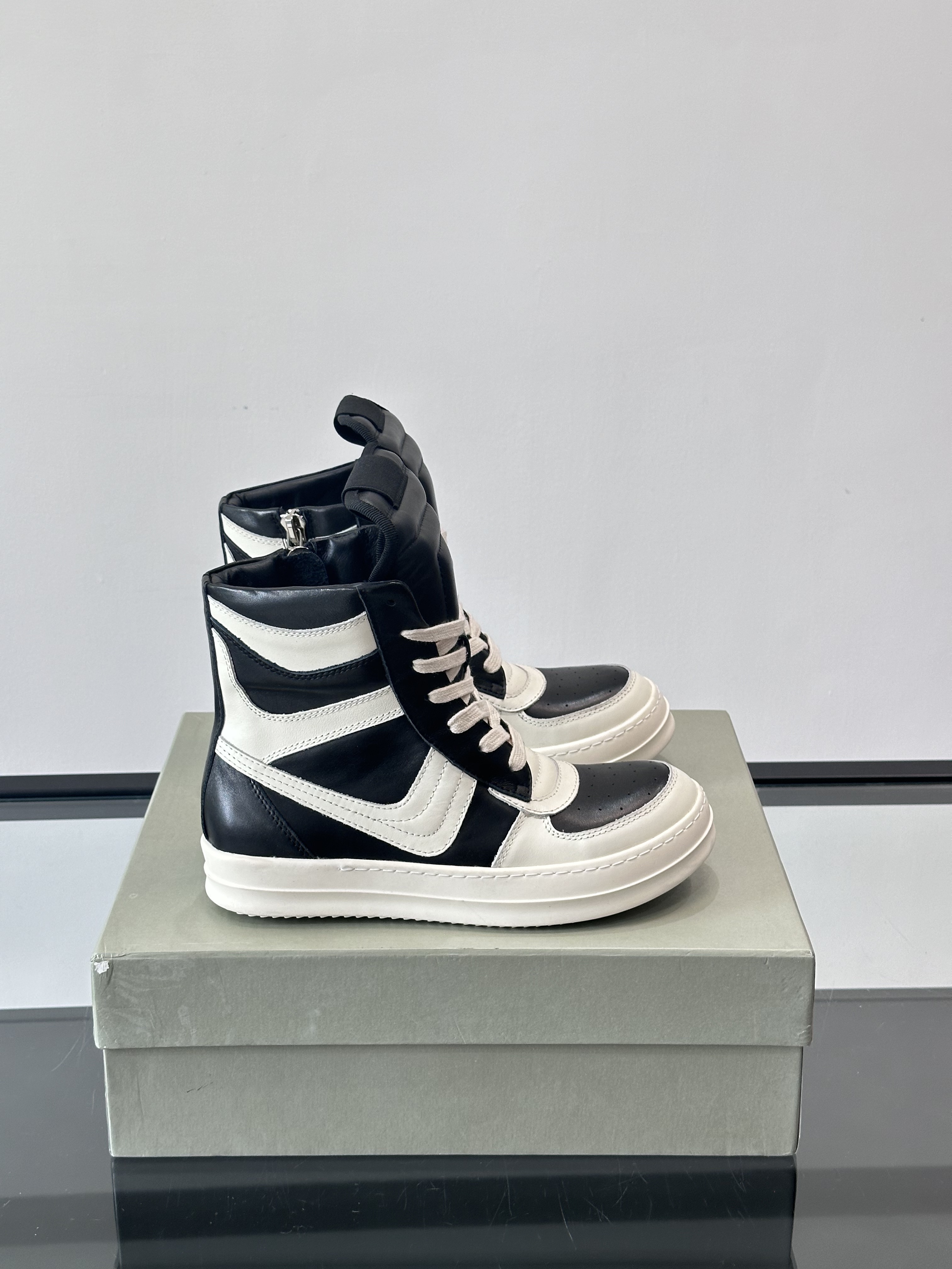Bagsaaa Rick Owens Dunk high-top sneakers