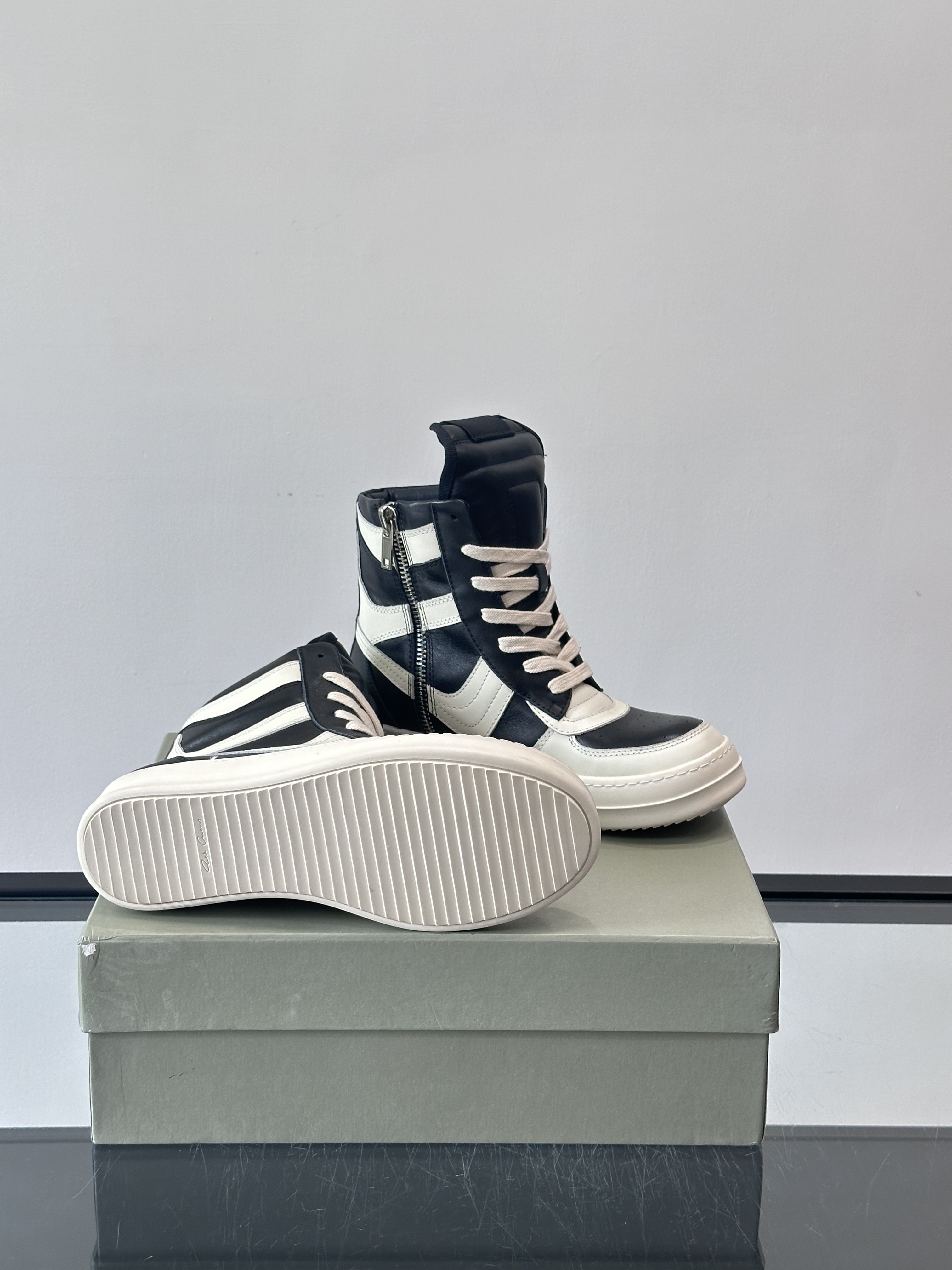 Bagsaaa Rick Owens Dunk high-top sneakers