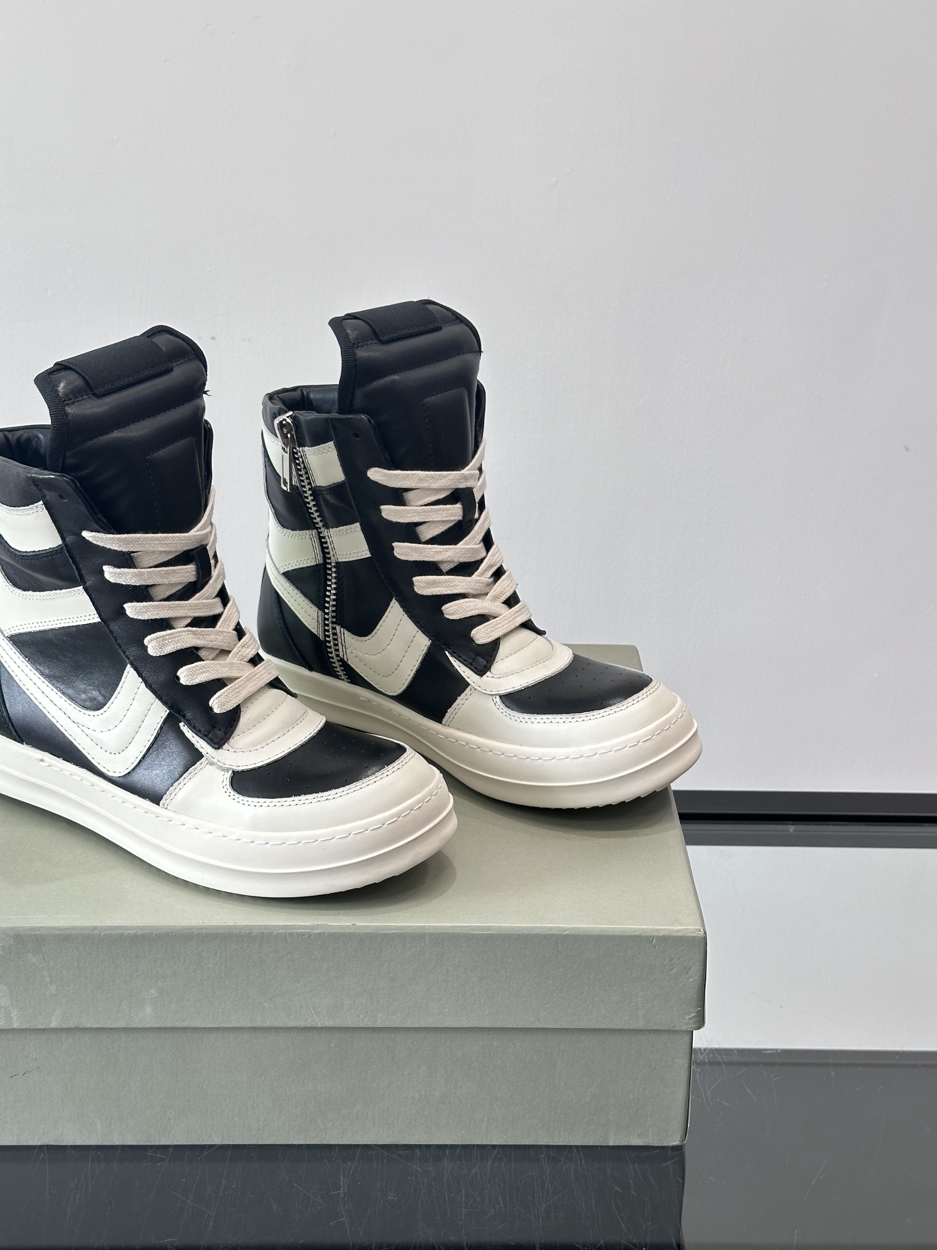 Bagsaaa Rick Owens Dunk high-top sneakers