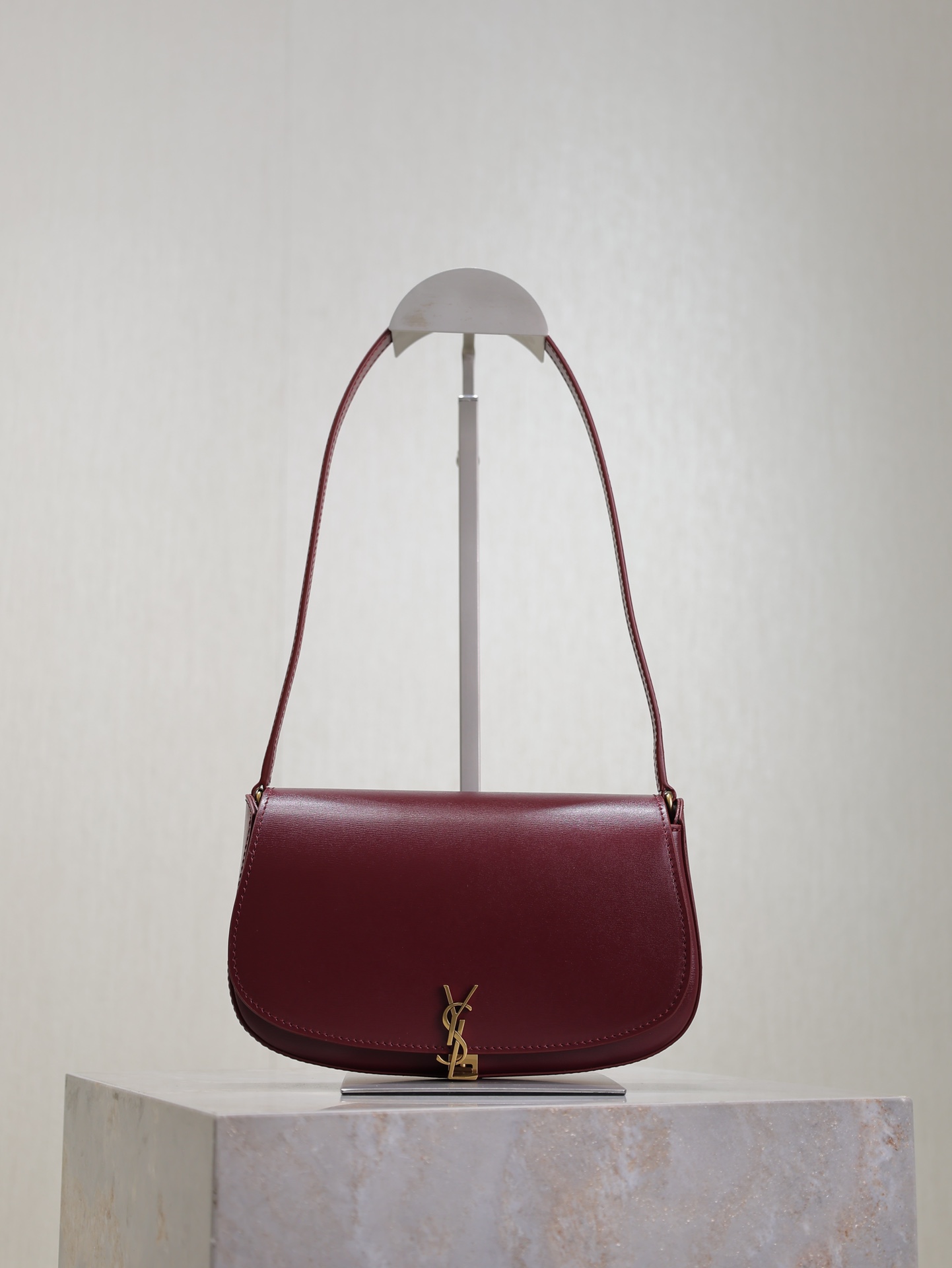 Bagsaaa Y51 Mini Voltaire In Box Sa1nt Lau*nt 779642 red - 21 X 11 X 4.5 CM