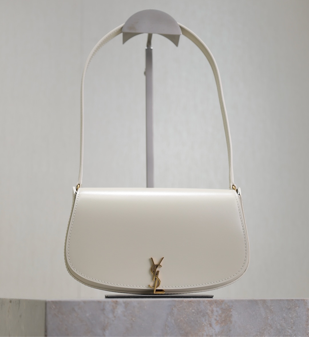 Bagsaaa Y51 Mini Voltaire In Box Sa1nt Lau*nt 779642 white - 21 X 11 X 4.5 CM