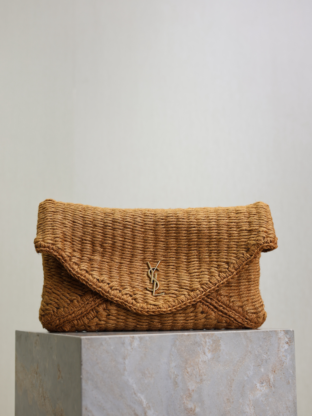 Bagsaaa Y51 CASSANDRE large envelope pouch in rope 769307 - 29.5cm