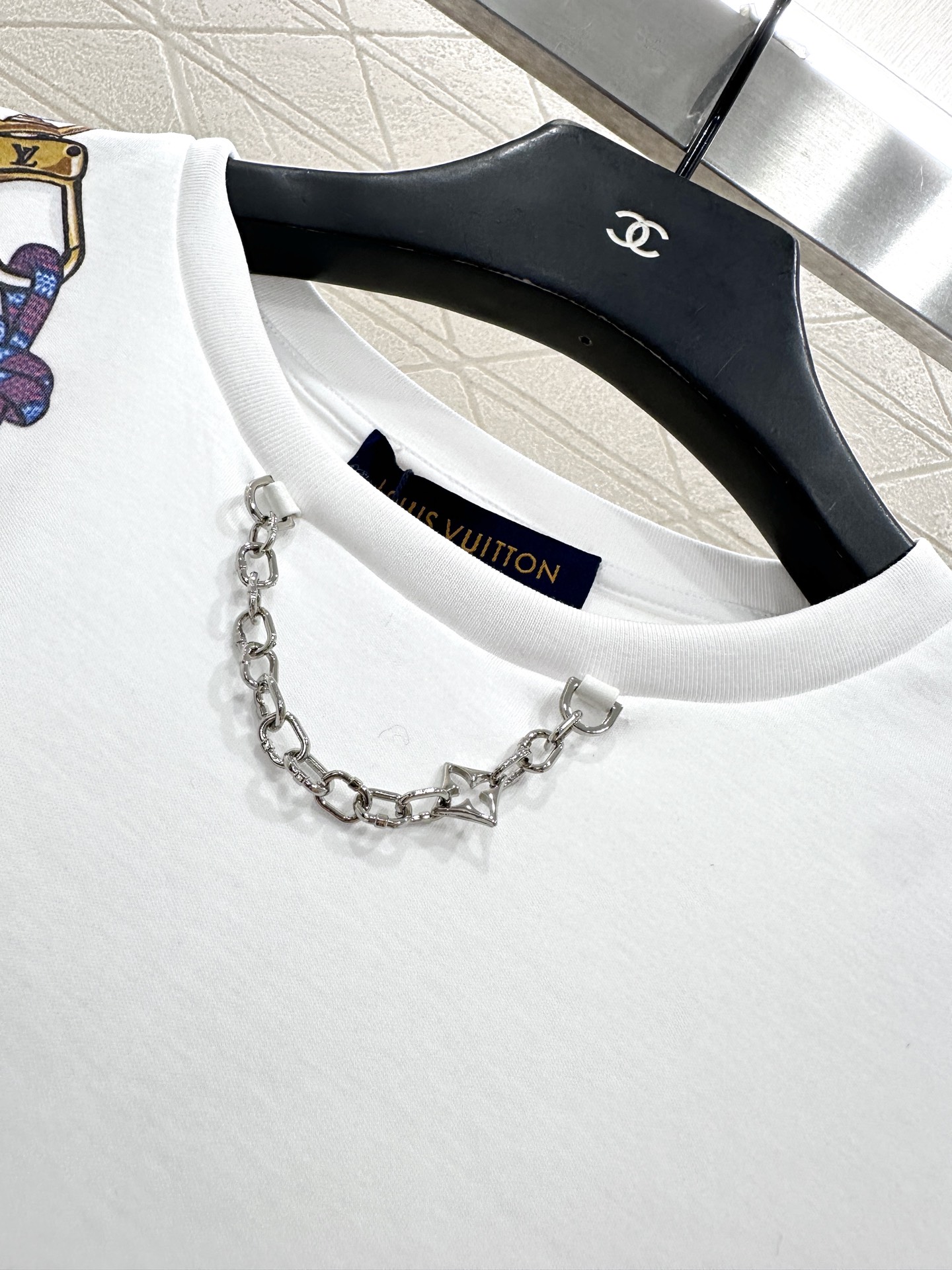 Bagsaaa L0vis Vvtt0n Keepit Print T-Shirt white