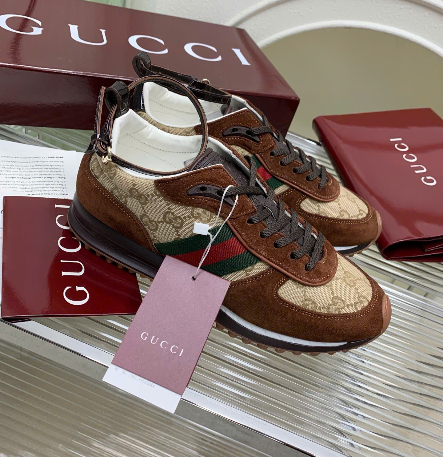Bagsaaa Gvc*1 Re-Motion sneaker dark brown