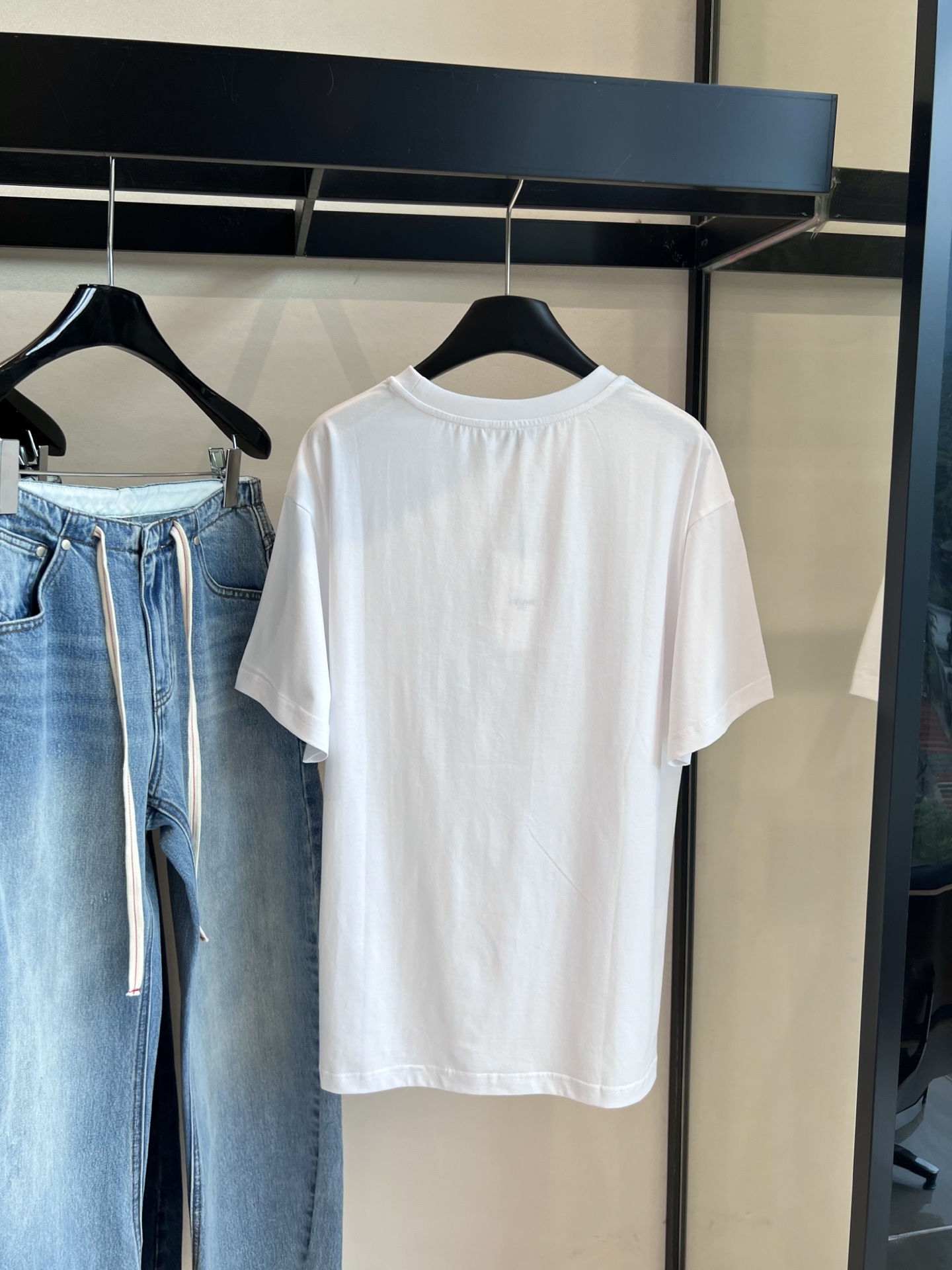 Bagsaaa Ce1i*e Loose T-shirt in cotton jersey white