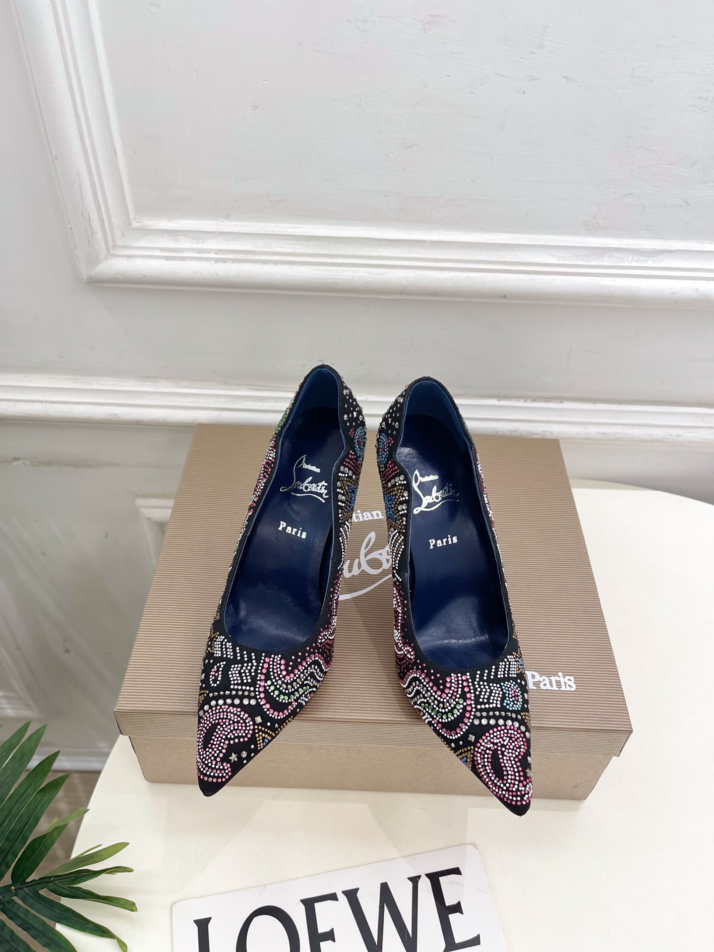 Bagsaaa Chr1st1an Louboutin Hot Chick Starlight pumps multicolored strass