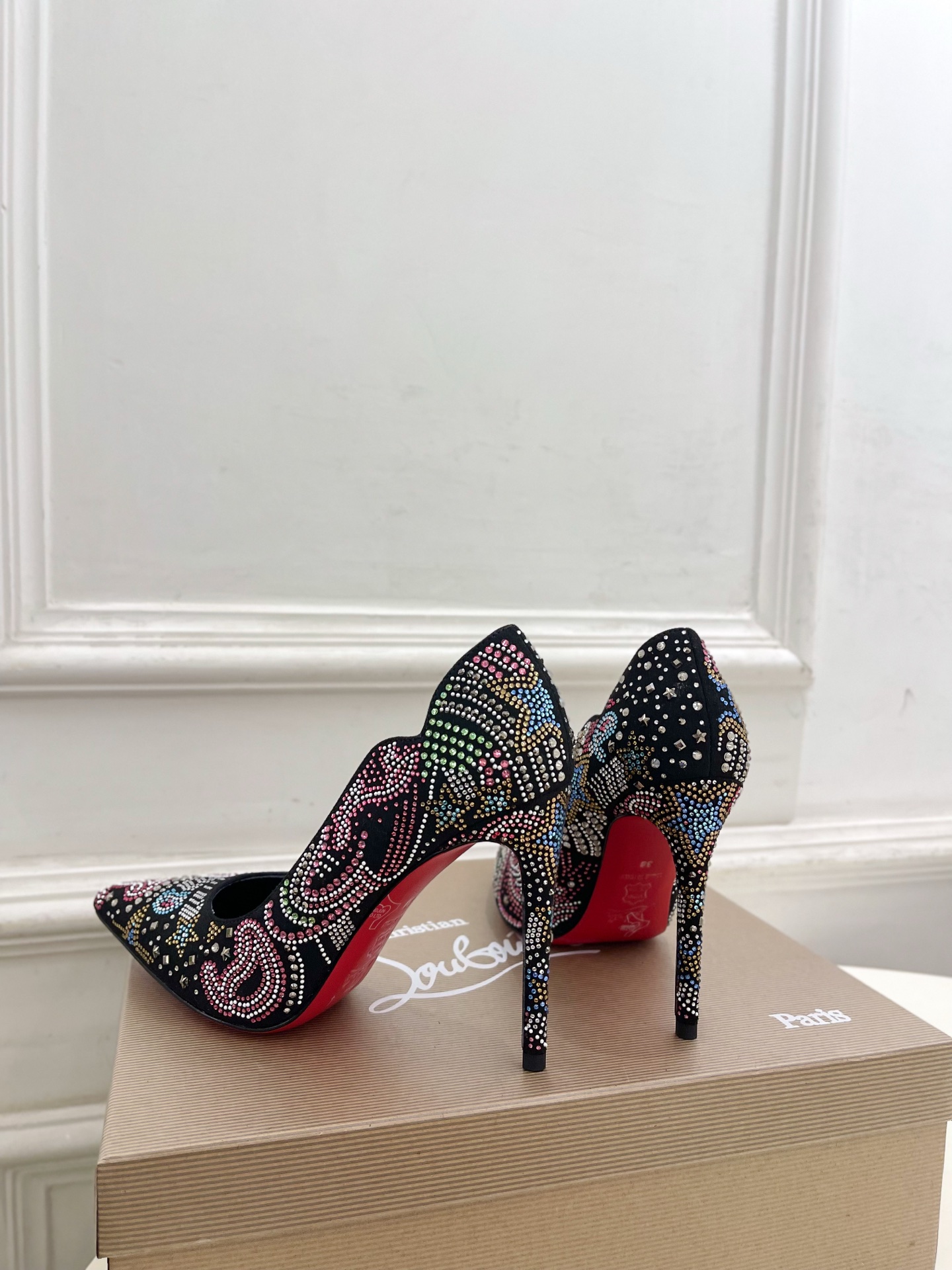 Bagsaaa Chr1st1an Louboutin Hot Chick Starlight pumps multicolored strass