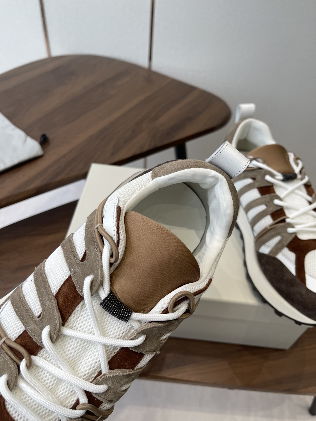 Bagsaaa Brunello Cucinelli Monili-detail sneakers mixed