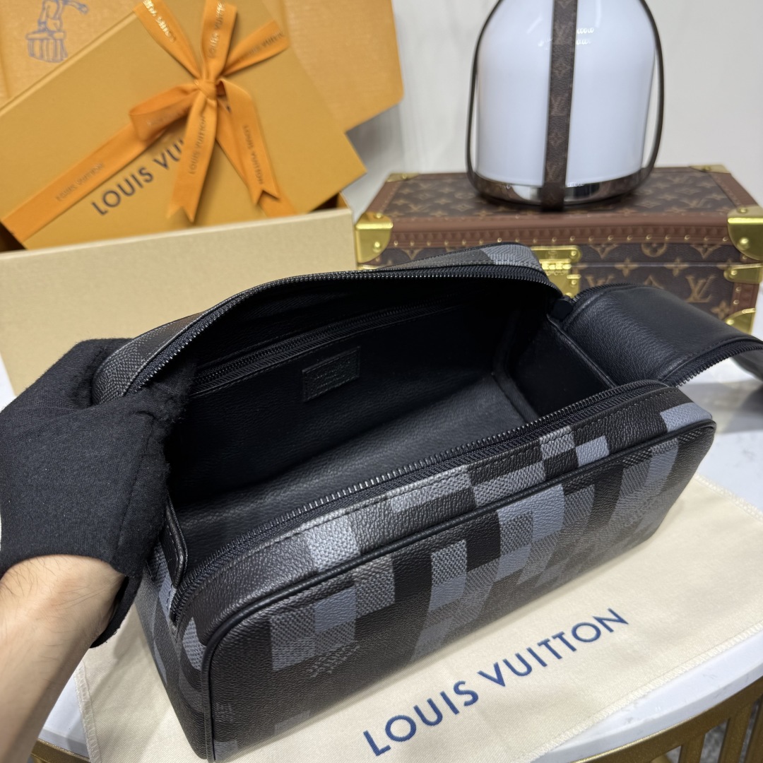 Bagsaaa LV M15109 Dopp Kit Damoflage Black - 28cm