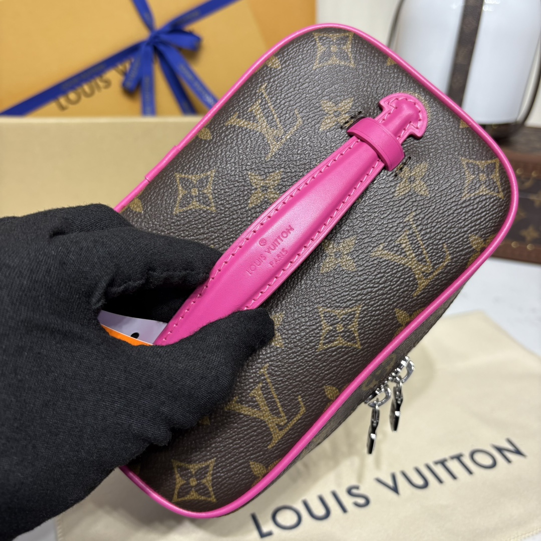 Bagsaaa LV M12650 Nice Mini Pondichery Pink - 20cm