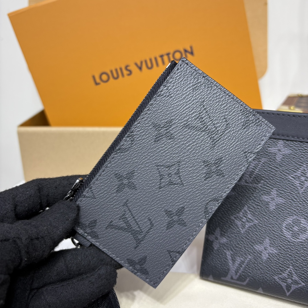Bagsaaa LV M81124 Gaston Wearable Wallet Monogram Eclipse - 22cm