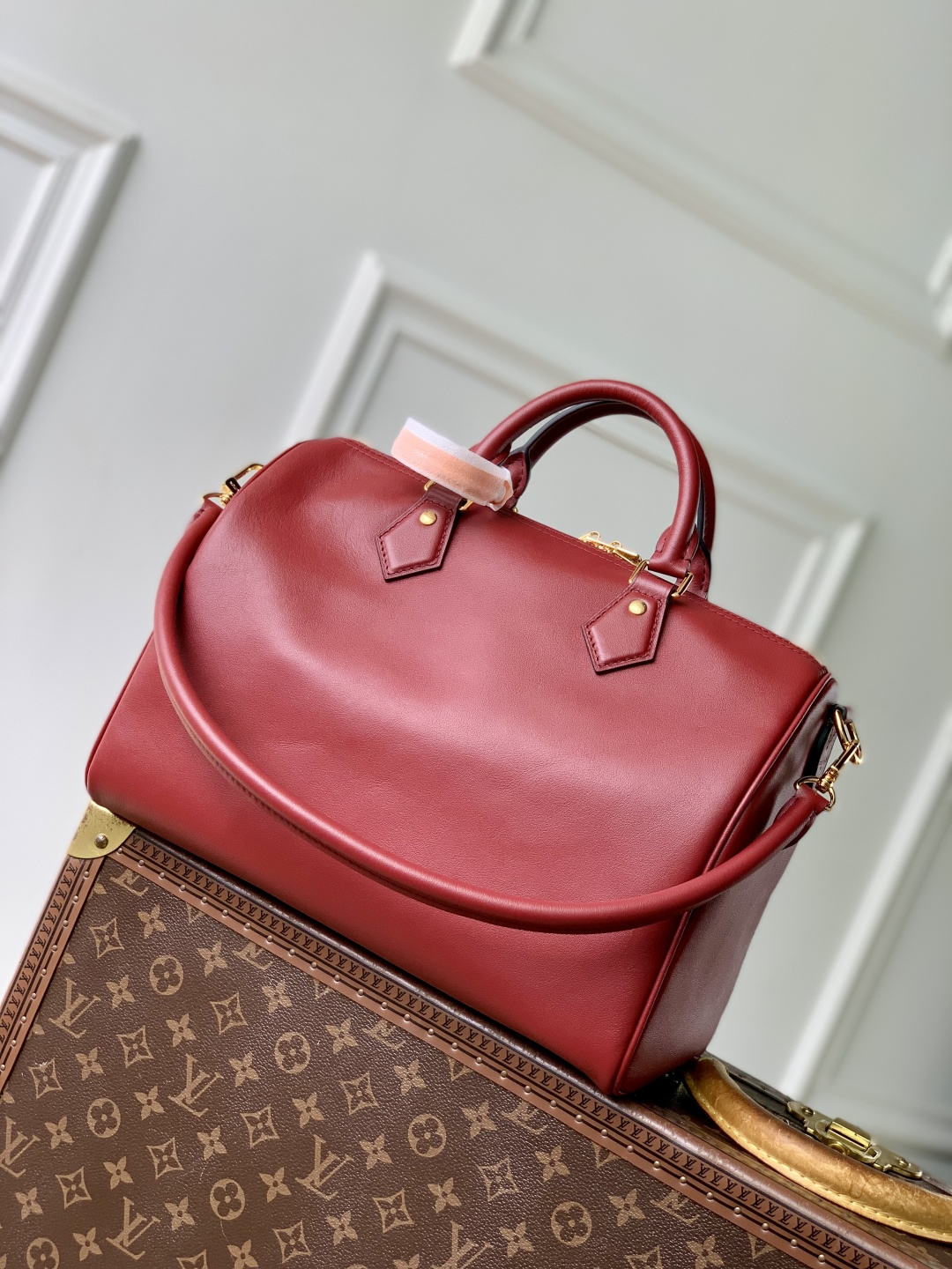 Bagsaaa LV M25766 Speedy Soft 30 red - 30 cm