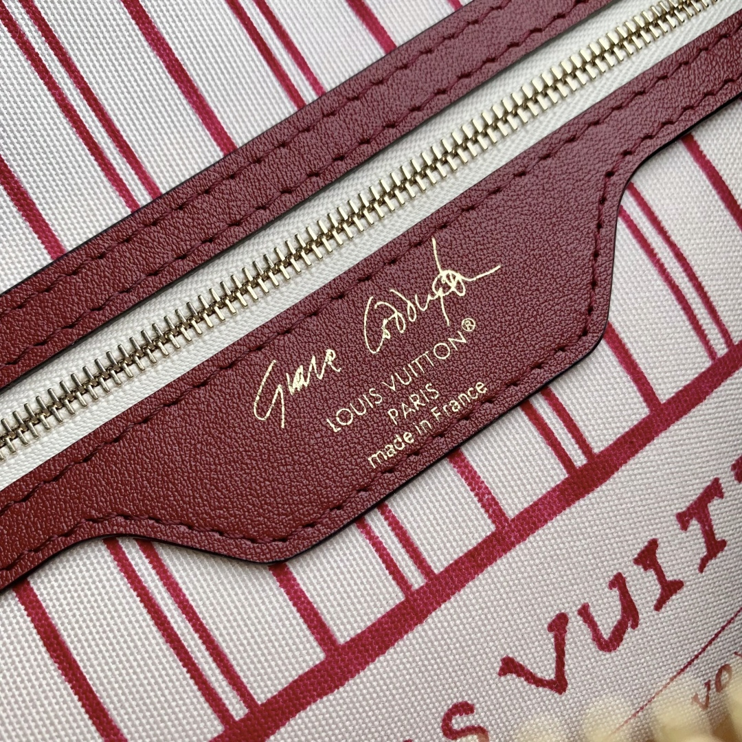 Bagsaaa LV M25766 Speedy Soft 30 red - 30 cm