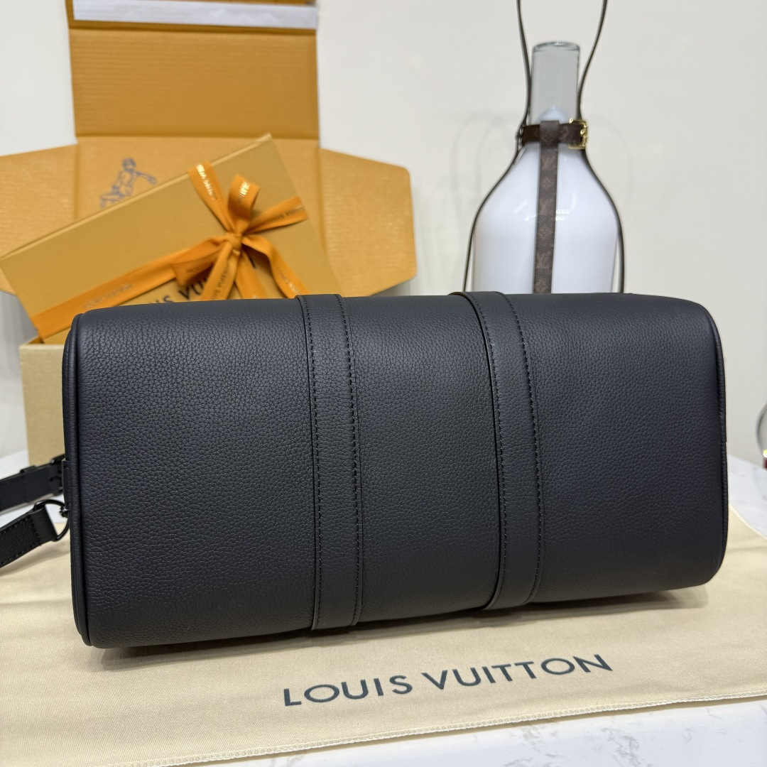 Bagsaaa LV M15249 Keepall Bandoulière 35 Black - 34cm