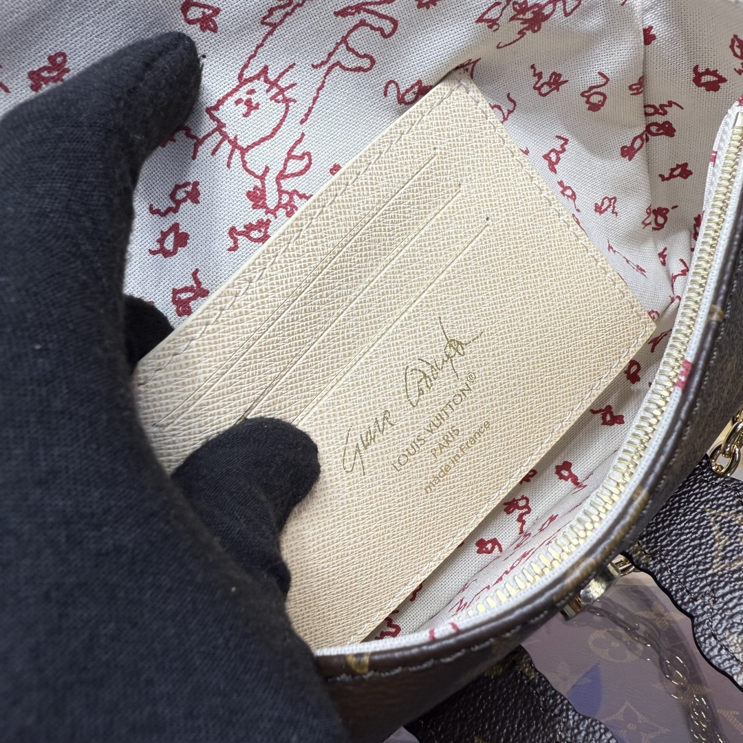 Bagsaaa M15148 L0vis Vvtt0n Travels With Grace Coddington Wallet On Chain Ivy - 23.5cm