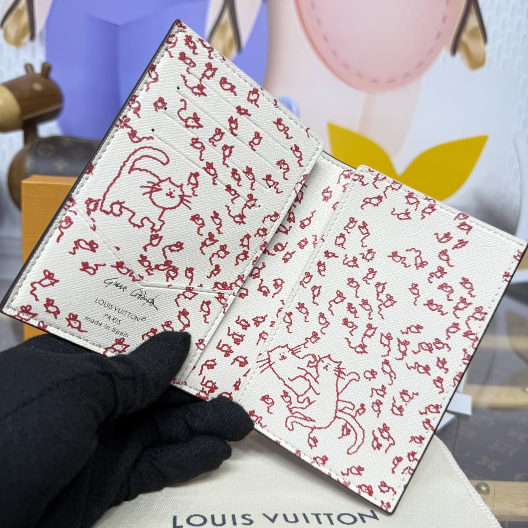 Bagsaaa LV M25753 Passport Cover Animal lovers - 14cm