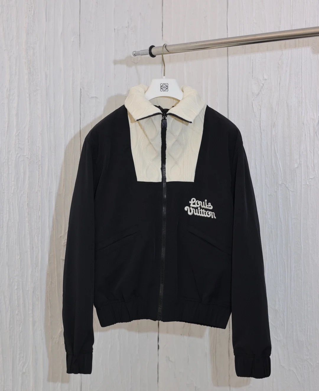 Bagsaaa L0vis Vvtt0n x Tyler Knitted Collar Embroidered Technical Blouson