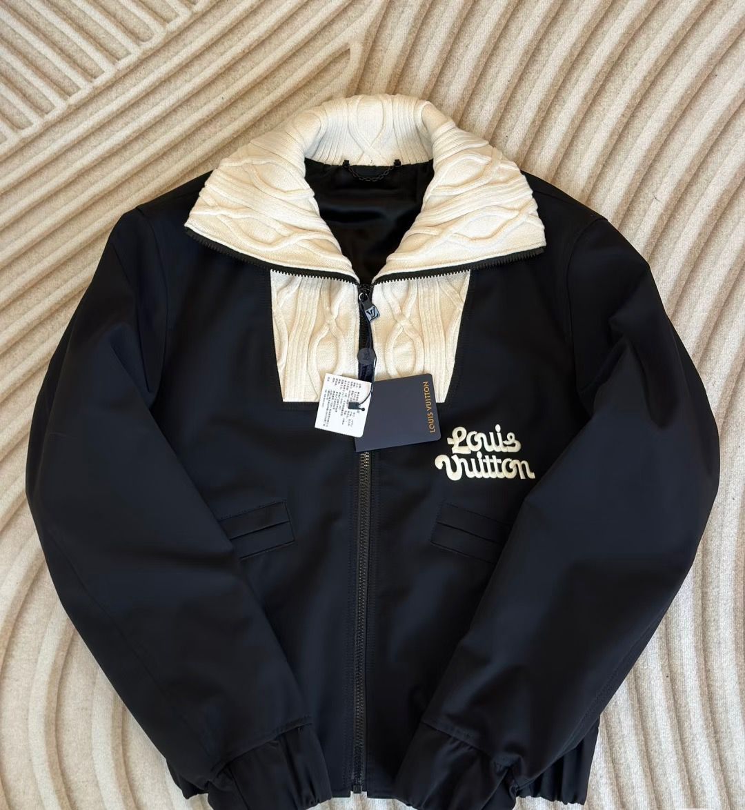 Bagsaaa L0vis Vvtt0n x Tyler Knitted Collar Embroidered Technical Blouson