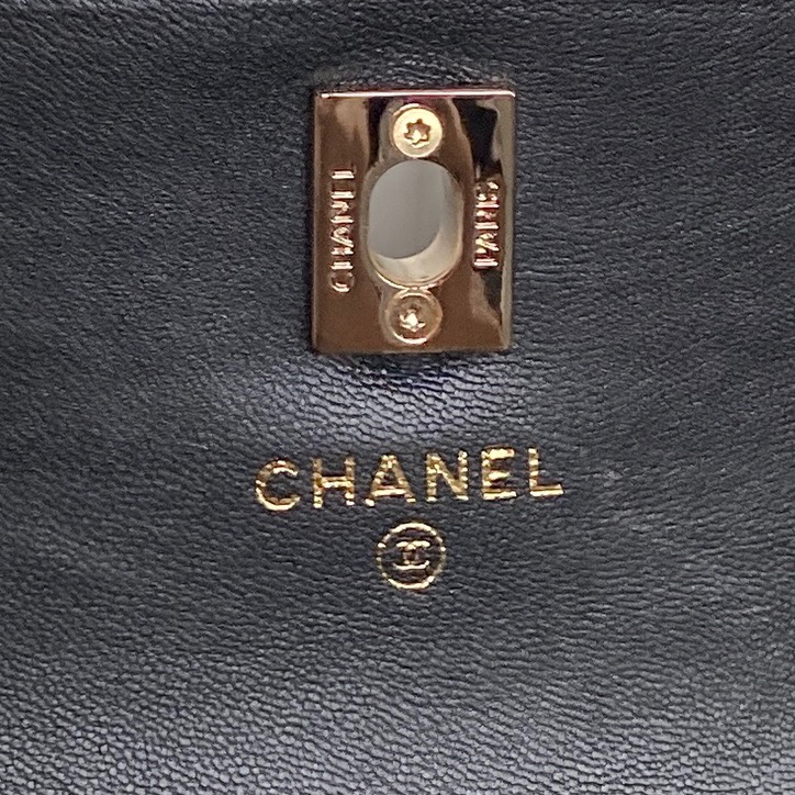Bagsaaa Ch**el Clutch with chain AP4831 Black - 18.5cm