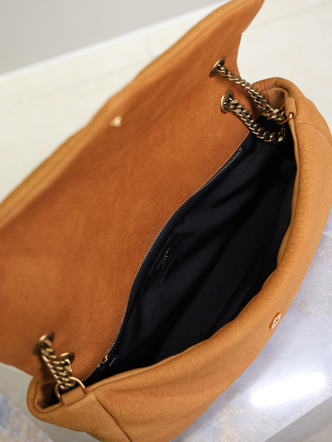 Bagsaaa Y51 Calypso large in grained lambskin 777399 brown - 38cm
