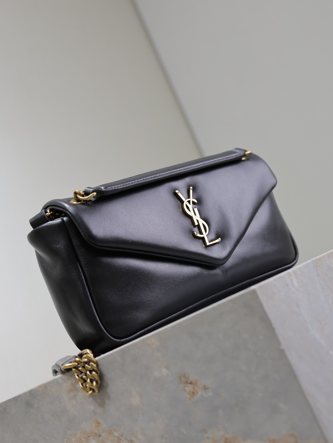 Bagsaaa Y51 Calypso Small In Plunged Lambskin 734153 Black - 26×14×7cm
